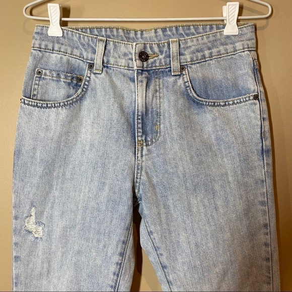 NWT LF Carmar Mid Rise Relaxed Distressed Jeans - Picture 9 of 10